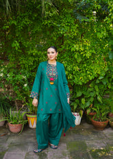 Bottle Green – Elegant 3 Piece Suit