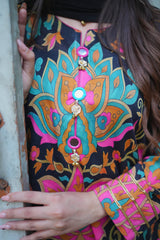 Meher Black Multicolor Printed 3-Piece Stitched Suit
