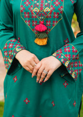 Bottle Green – Elegant 3 Piece Suit