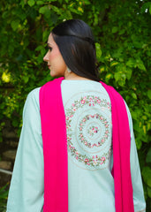 Blue Bell – Light Blue Farshi Shalwar 3 Piece Suit
