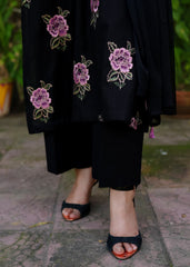 Marigold – Black Embroidered 3 Piece Suit